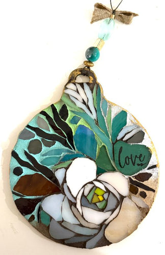 Love Turquoise  Ornament- Large