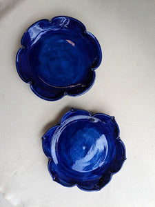 Blue Lotus Dessert Plate