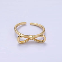 14K Gold Filled Minimalist Open Bow Ring