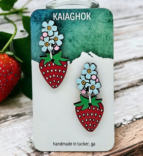 Strawberry Blossom Earrings