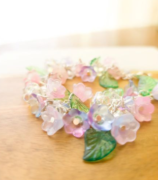 Acrylic Blossom Bracelet