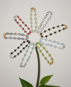 Nataly Crystal Chain Bracelet