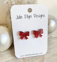 Sparkle Bow Stud Earrings