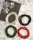 Crystal Set of 4 Bracelets