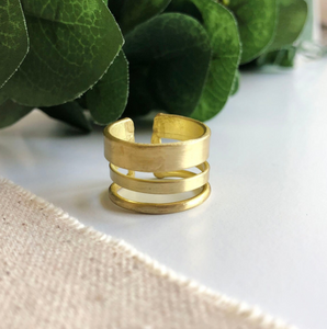 Evolving Layers Ring - Gold