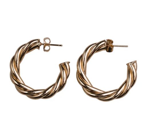 Gold Rope Earrings