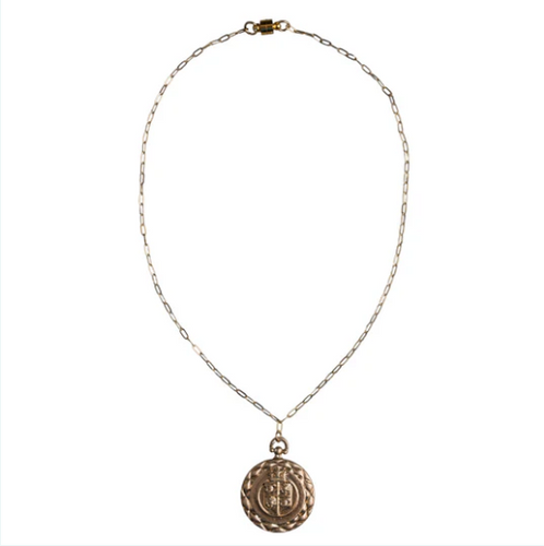 Paperclip Chain with Lion Coin