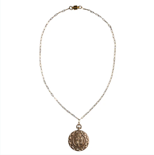 Paperclip Chain with Lion Coin