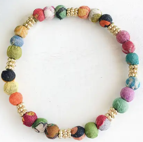 Adorned Kantha Bracelet
