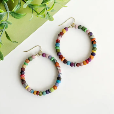 Kantha Milieu Color Hoops