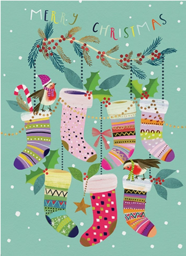 Stockings - Holiday Boxed Greeting Cards