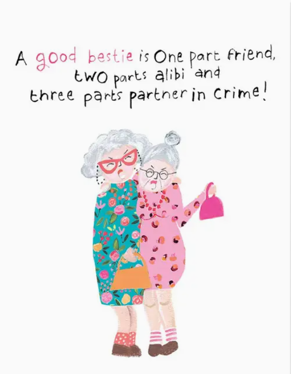 Besties Birthday Greeting Card