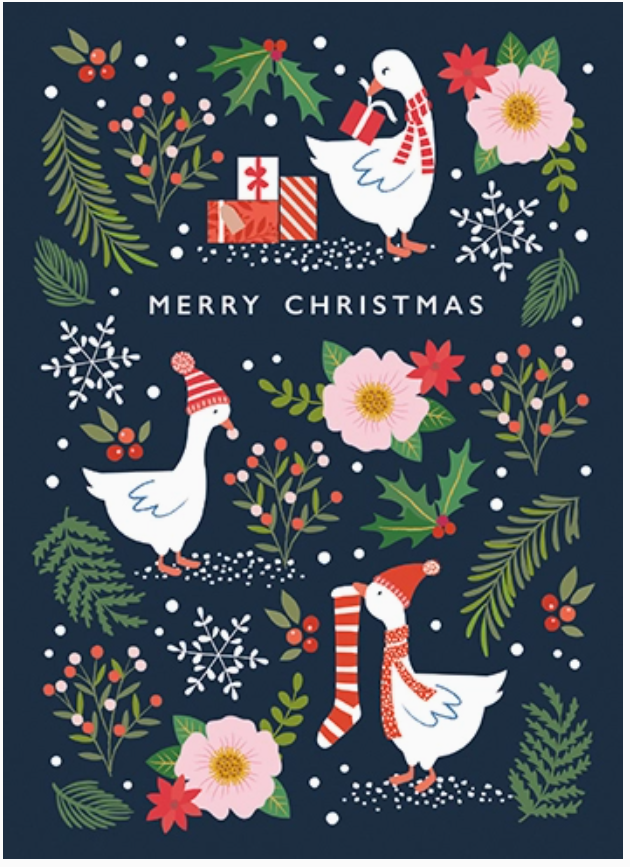Geese Holiday Greeting Card
