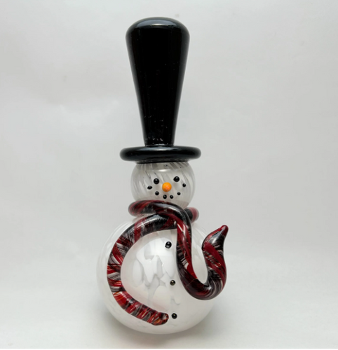 Tall Snowperson with Tophat