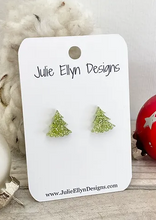 Sparkle Tree Stud Earrings