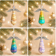 Handmade Eco-Friendly Angel Holiday Ornaments