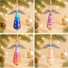 Handmade Eco-Friendly Angel Holiday Ornaments