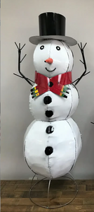 Snowman with Scarf