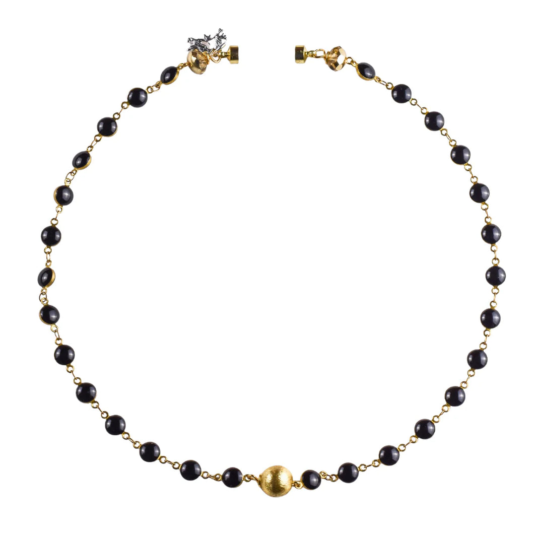 Black Enamel Choker