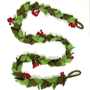 Felt Mistletoe Garland