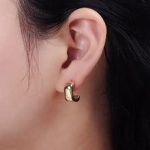 14K Gold Filled 15MM C-shaped Hoops