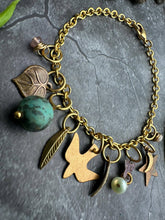 Bird Moon Butterfly Charm Bracelet: 7