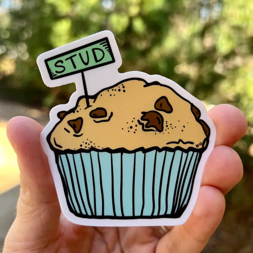 Stud Muffin Sticker