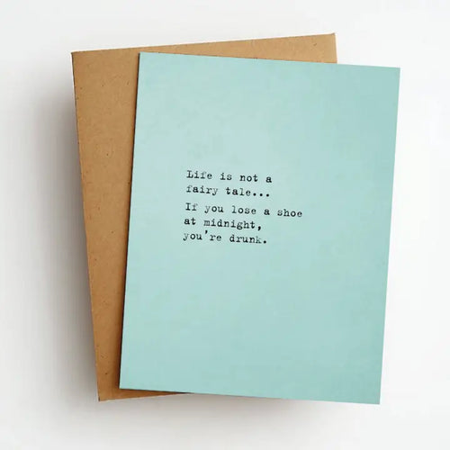 Fairy Tale Drunk Funny Everyday Card