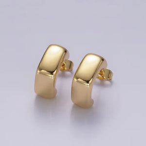 14K Gold Filled 15MM C-shaped Hoops