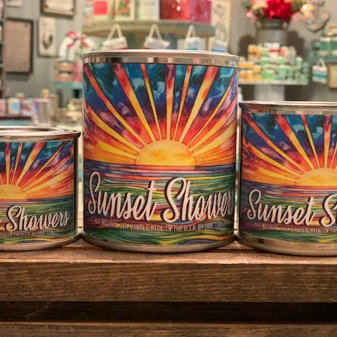 Sunset Showers Paint Can Candle