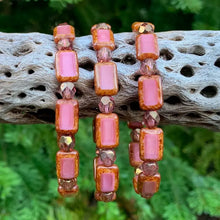 Rectangle Glass Elastic Bracelet