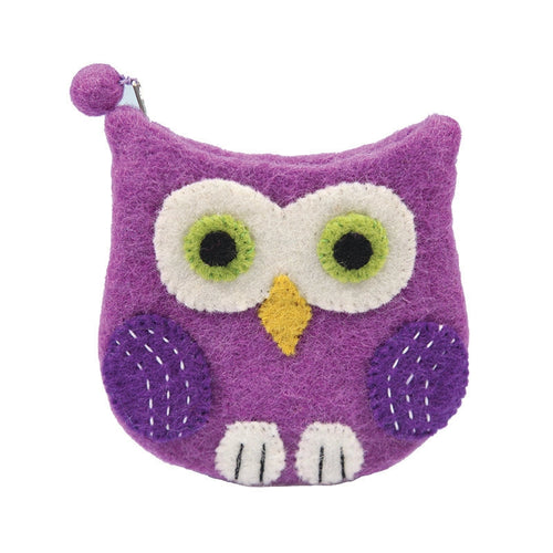 Owl Face Shaped Coin Purse