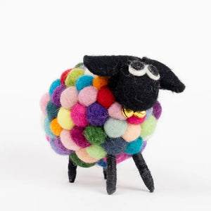 Ornament White Ball Sheep