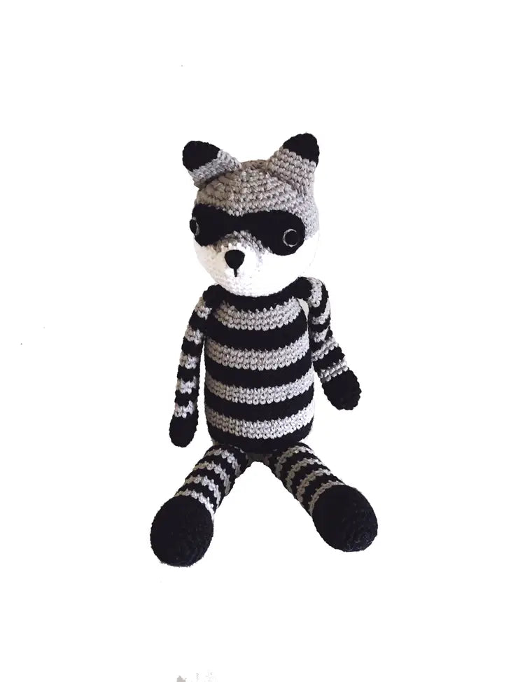 Plush Racoon Rattle