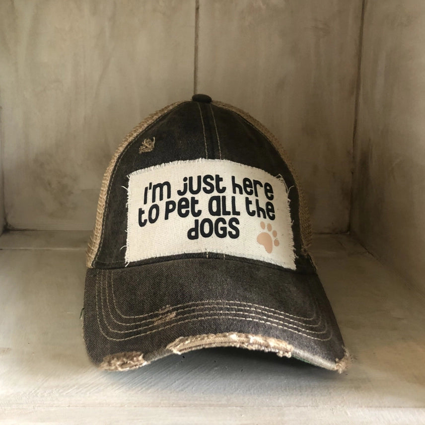 I'm just here to pet all the dogs