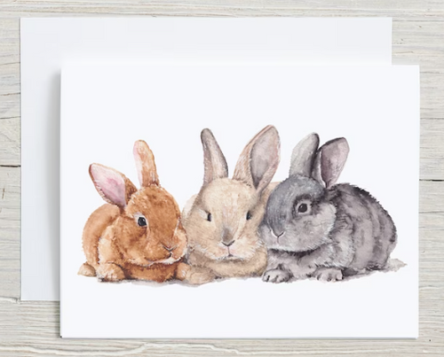 Bunnies Graduation Card