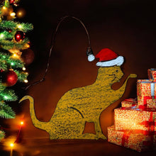 CAT ornament SANTA