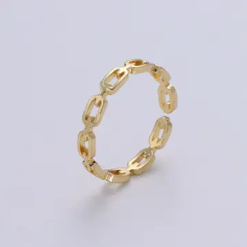Friendship Link Chain Gold Ring