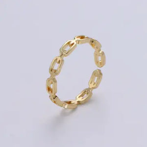 Friendship Link Chain Gold Ring