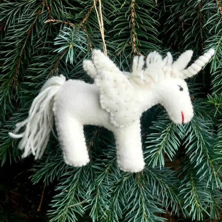 Ornament White Unicorn