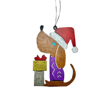 Dog Santa Ornament