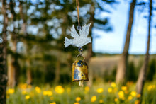 Bird Ornament wind chime Dove affordable gifts Shimmers USA