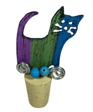 Cat wine topper