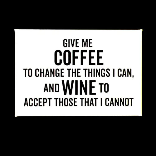 Give me coffee.. - White Magnet