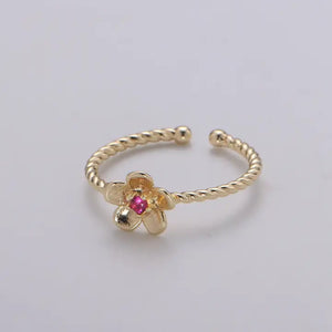 Stackable Floral Ring