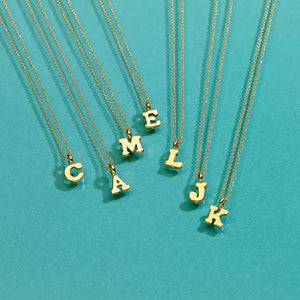 Believe In Yourself Initials - Gold-Plated Sterling Silver