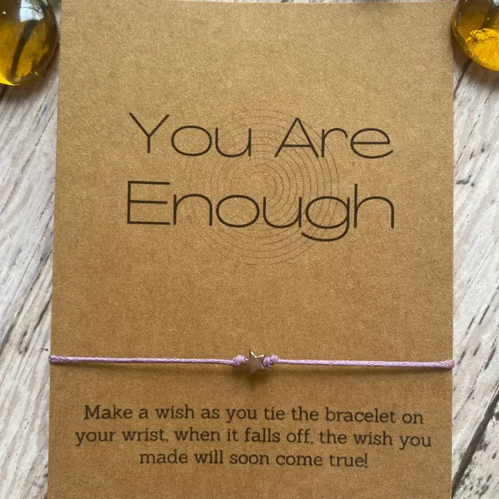 You Are Enough Wish Bracelet