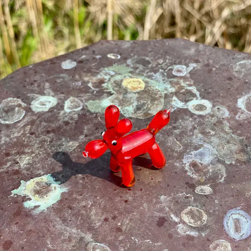 Glass Balloon Dog Sitter