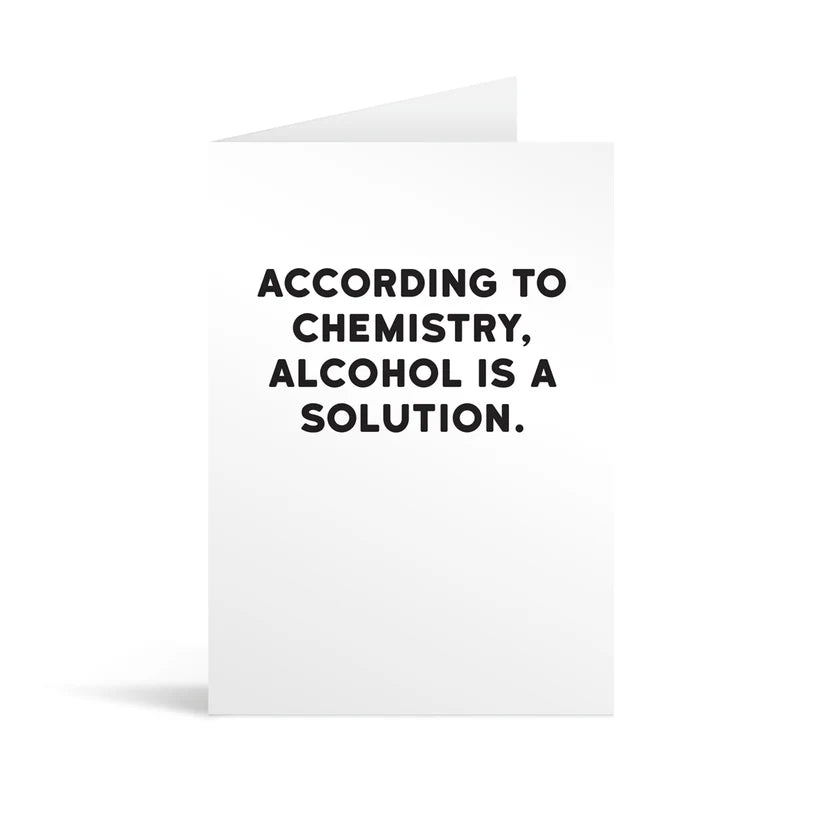 According To Chemistry, Alcohol Is A Solution
