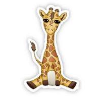 Baby Giraffe Sticker